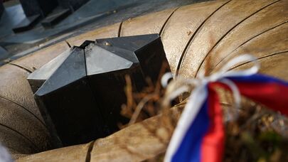 Вечный огонь на мемориале воинам-освободителям Даугавпилса зажигают только по праздникам