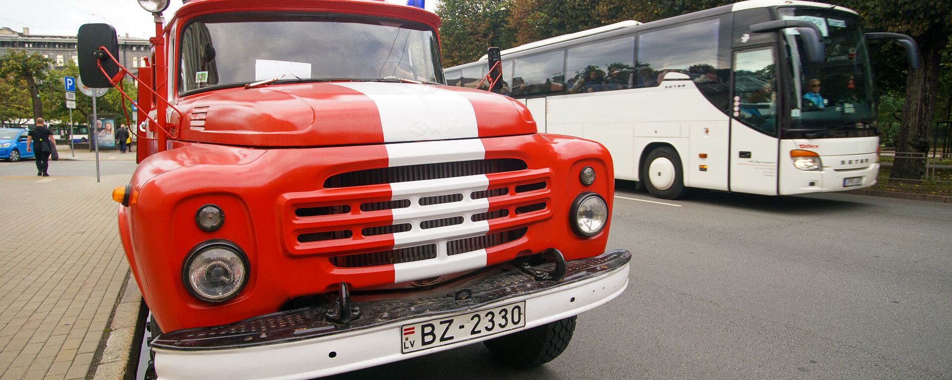 Пожарный автомобиль из Юрмалы 1984 года выпуска - Sputnik Латвия, 1920, 28.09.2021