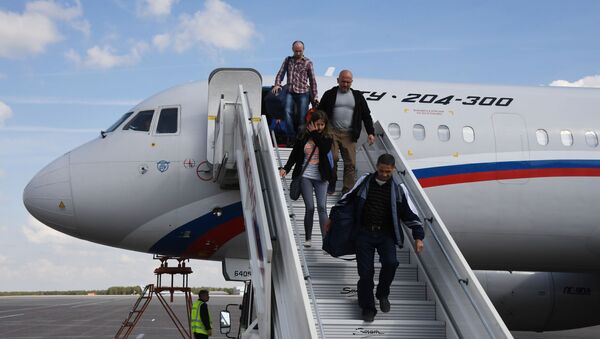 Участники договоренности об освобождении между Россией и Украиной прилетели в Москву - Sputnik Латвия