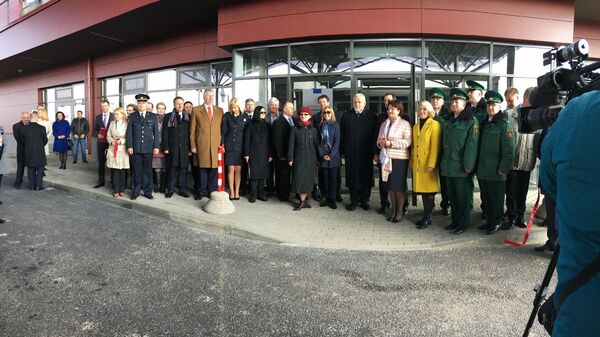 На открытии контрольно-пропускного пункта Виентули - Sputnik Латвия