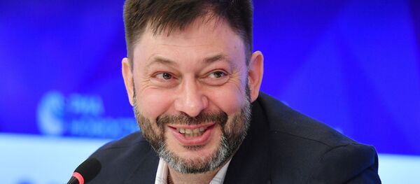 Руководитель портала РИА Новости Украина Кирилл Вышинский в МИА Россия сегодня Руководитель портала РИА Новости Украина Кирилл Вышинский в МИА Россия сегодня - Sputnik Latvija