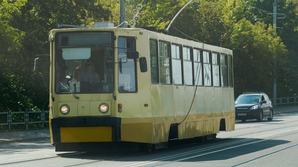 Старый трамвай в Даугавпилсе - Sputnik Латвия