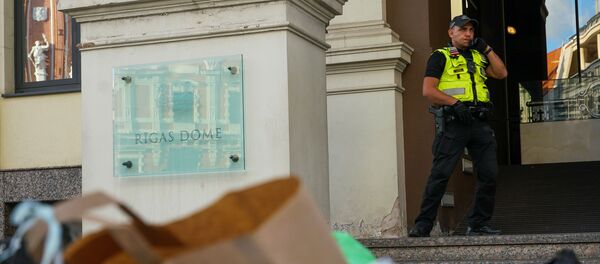 Пикет – Нет монополии! Нет TIrIga у здания Рижской думы - Sputnik Латвия