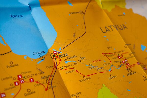Они освобождали Родину: издана карта боевого пути прибалтийских частей Красной армии - Sputnik Латвия