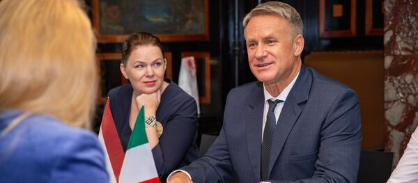 Министр культуры Латвии Наурис Пунтулис  Министр культуры Латвии Наурис Пунтулис  - Sputnik Latvija