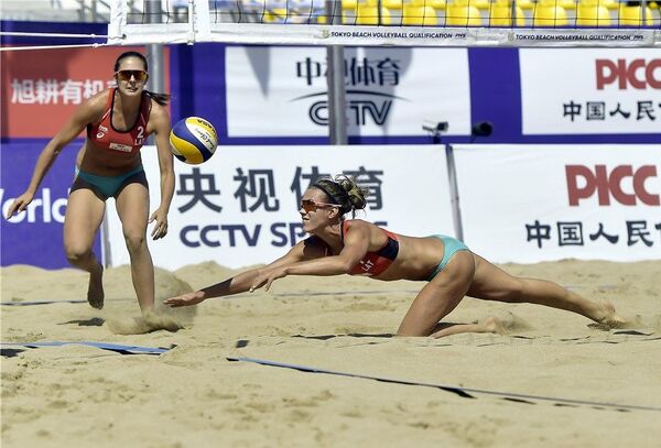 Граудиня и Кравченок приносят Латвии вторую олимпийскую путевку Граудиня и Кравченок приносят Латвии вторую олимпийскую путевку - Sputnik Латвия