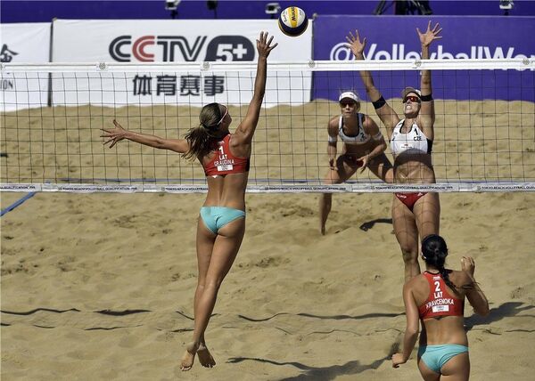 Граудиня и Кравченок приносят Латвии вторую олимпийскую путевку Граудиня и Кравченок приносят Латвии вторую олимпийскую путевку - Sputnik Латвия