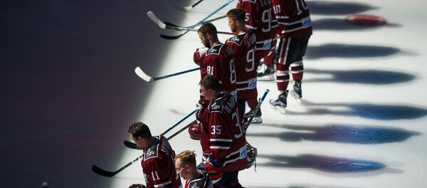 Матч регулярного чемпионата КХЛ между Динамо (Рига) и СКА - Sputnik Латвия