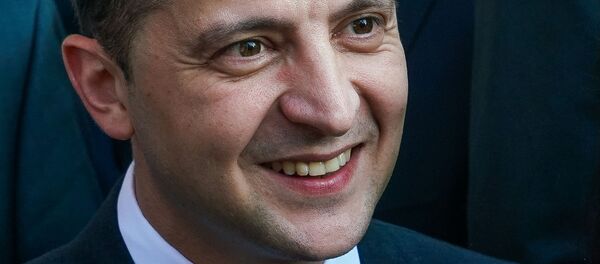 Президент Украины Владимир Зеленский Президент Украины Владимир Зеленский - Sputnik Latvija