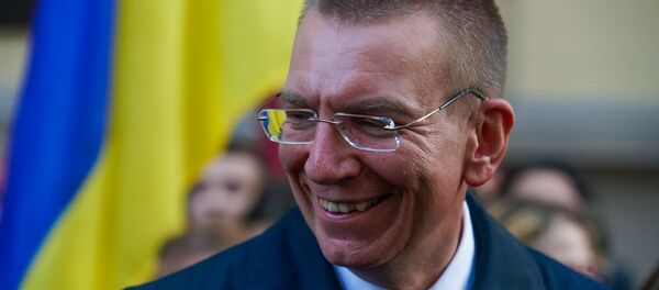 Министр иностранных дел Латвии Эдгарс Ринкевичс Министр иностранных дел Латвии Эдгарс Ринкевичс - Sputnik Latvija