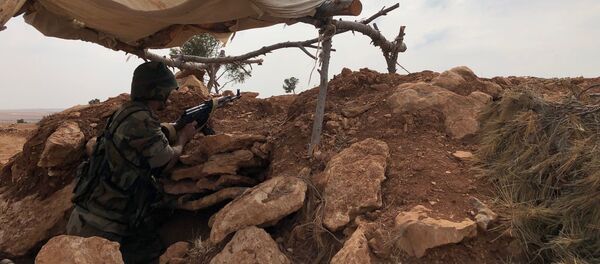 Сирийский военный, архивное фото - Sputnik Латвия