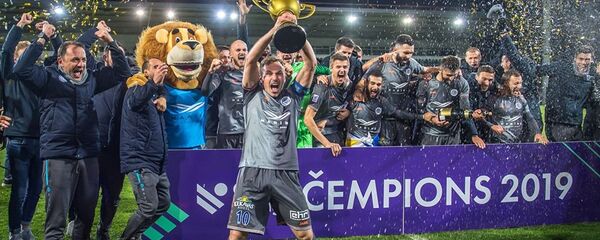 Футбольный клуб Рига - чемпион Латвии - Sputnik Латвия