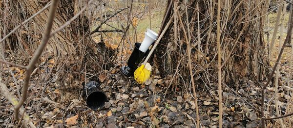 Все, что осталось на месте памятника героям-подводникам Балтики в Риге Все, что осталось на месте памятника героям-подводникам Балтики в Риге - Sputnik Latvija