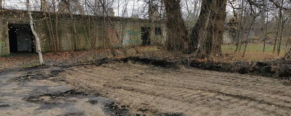 Все, что осталось на месте памятника героям-подводникам Балтики в Риге - Sputnik Латвия