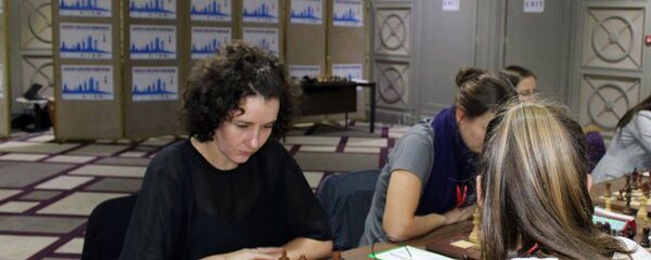 Дана Рейзниеце-Озола на командном чемпионате Европы по шахматам Дана Рейзниеце-Озола на командном чемпионате Европы по шахматам - Sputnik Латвия