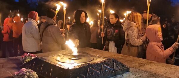 Как Латвия отметила столетие Дня Лачплесиса - видео - Sputnik Латвия