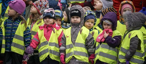 Дети в День Лачплесиса - Sputnik Латвия