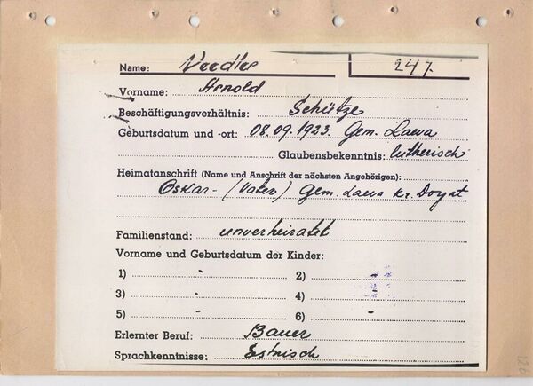 Без срока давности: рассекречены зверства эстонских карателей - Sputnik Латвия