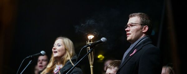 Лидер латвийского национального объединения «Всё для Латвии!» — «Отечеству и свободе/ДННЛ» Райвис Дзинтарс - Sputnik Латвия