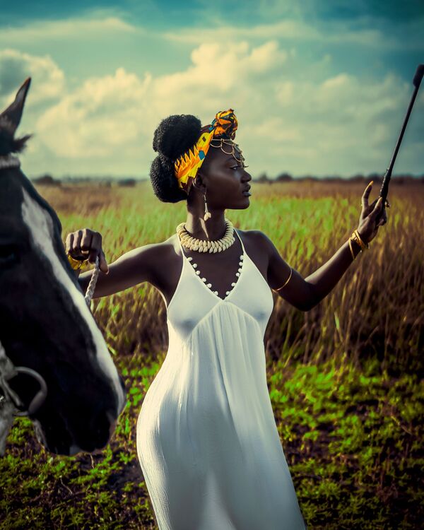 Снимок Yaa Asantewaa фотографа из Ганы, представленный на фотоконкурсе The World's Best Photos of #Fashion2019  - Sputnik Латвия