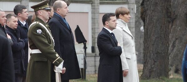 В Таллинн с официальным визитом прибыл президент Украины Владимир Зеленский - Sputnik Латвия