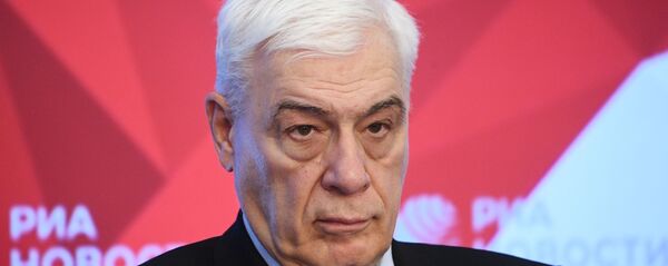 Руководитель Центра политико-военных исследований факультета мировой политики МГУ имени М.В. Ломоносова, вице-президент Российского совета по международным делам, генерал-лейтенант запаса Евгений Бужинский - Sputnik Latvija