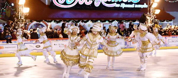 Открытие ГУМ-катка на Красной площади - Sputnik Латвия