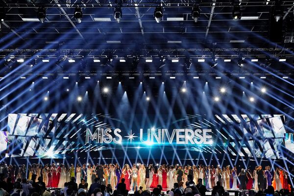 Starptautiskā skaistuma konkursa Mis Universe 2019 dalībnieces Atlantā, ASV - Sputnik Latvija