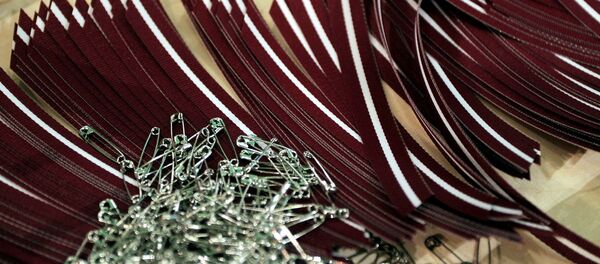 Latvijas lentīte. Foto no arhīva - Sputnik Latvija