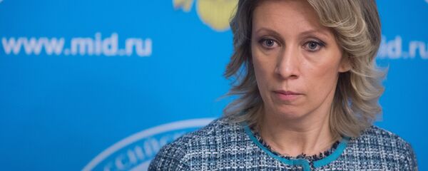 Krievijas ĀM oficiālā pārstāve Marija Zaharova Krievijas ĀM oficiālā pārstāve Marija Zaharova - Sputnik Latvija