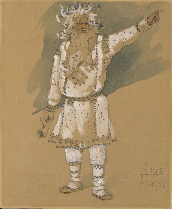 Сказочный персонаж у славянский народов - Дед Мороз, В. М. Васнецов, 1885 - Sputnik Латвия