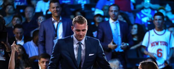 Латвийский баскетболист Анжей Пасечник Латвийский баскетболист Анжей Пасечник - Sputnik Латвия