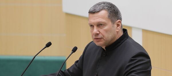 Журналист, теле- и радиоведущий Владимир Соловьев Журналист, теле- и радиоведущий Владимир Соловьев - Sputnik Latvija