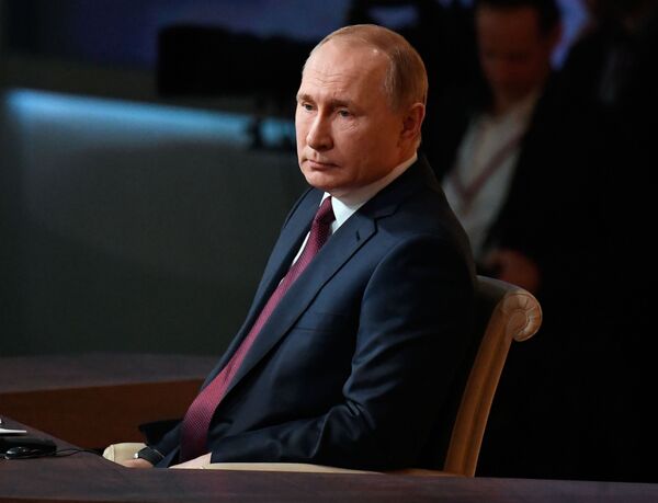 Президент России Владимир Путин. - Sputnik Латвия