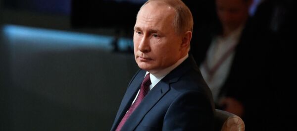 Президент России Владимир Путин. - Sputnik Латвия