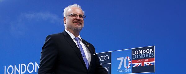Президент Латвии Эгилс Левитс  Президент Латвии Эгилс Левитс  - Sputnik Latvija