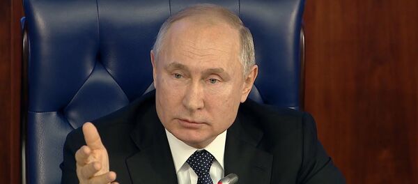 Путин о гиперзвуковом оружии: теперь догоняют нас  - Sputnik Латвия