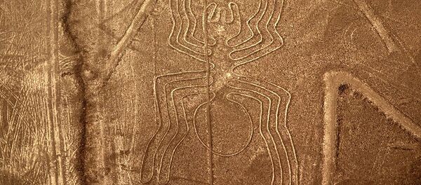 Геоглиф в пустыне Наска Геоглиф в пустыне Наска - Sputnik Latvija