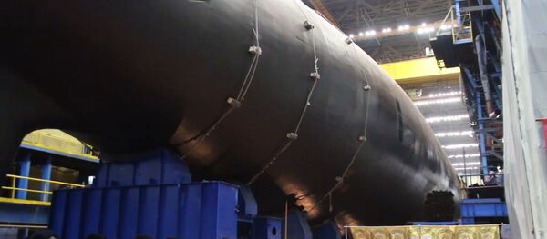 РФ показала новейшую атомную подлодку серии Ясень-М РФ показала новейшую атомную подлодку серии Ясень-М - Sputnik Latvija