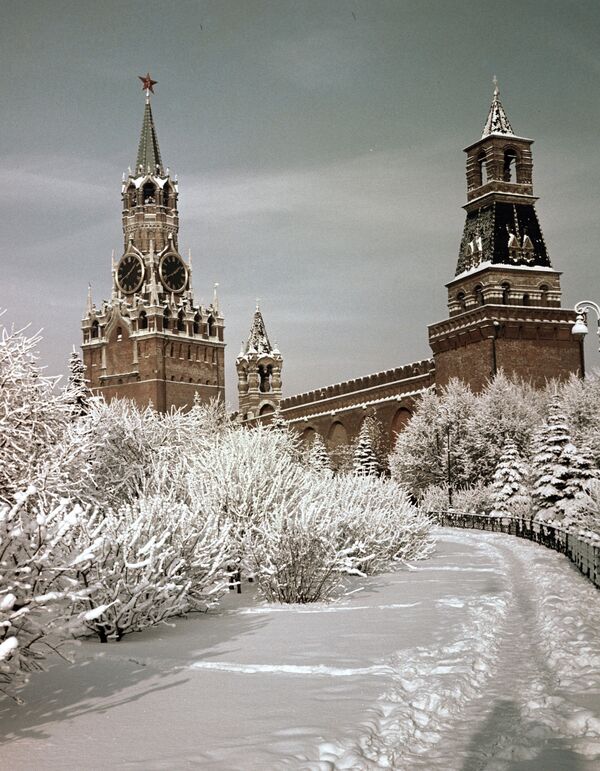 Московский Кремль зимой - Sputnik Латвия