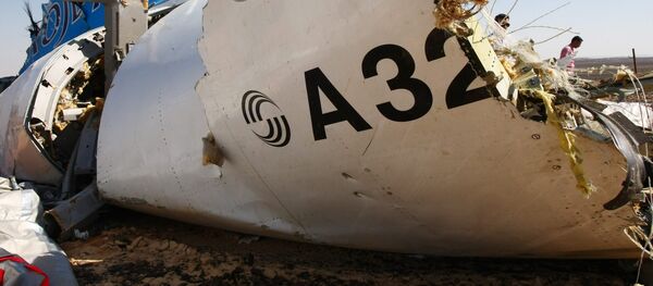 Место крушения российского самолета Airbus A321 в Египте - Sputnik Латвия