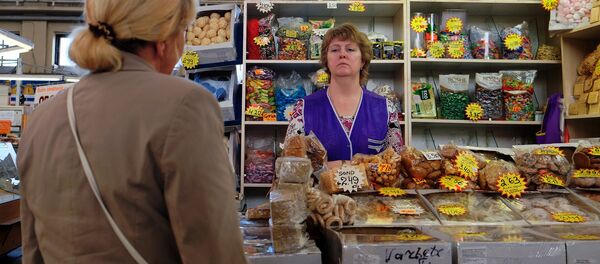 Прилавок на рынке - Sputnik Латвия