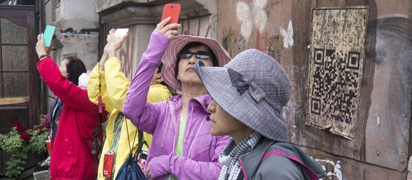 Туристы в Латвии - Sputnik Латвия