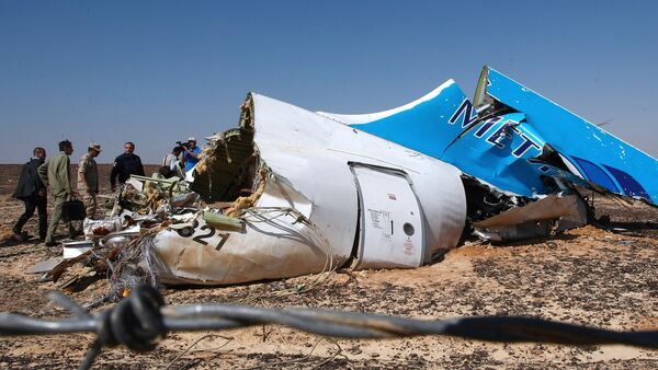 Место крушения российского самолета Airbus A321 в Египте - Sputnik Латвия