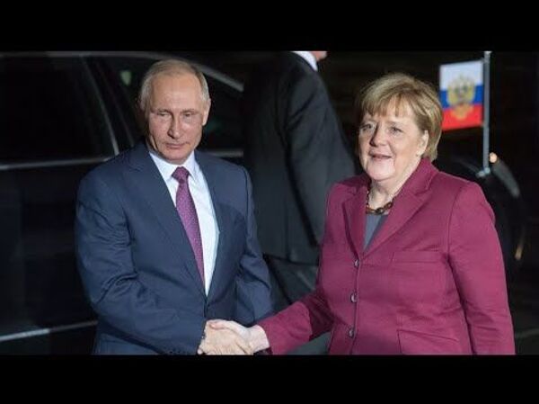 Путин и Меркель встретились для переговоров в Москве - Sputnik Латвия