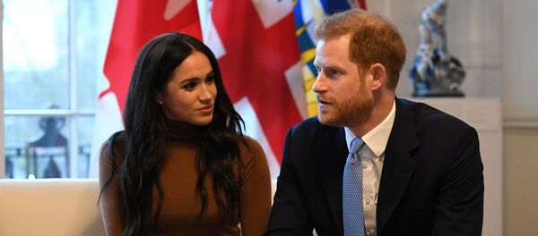 Меган Маркл и принц Гарри  - Sputnik Латвия