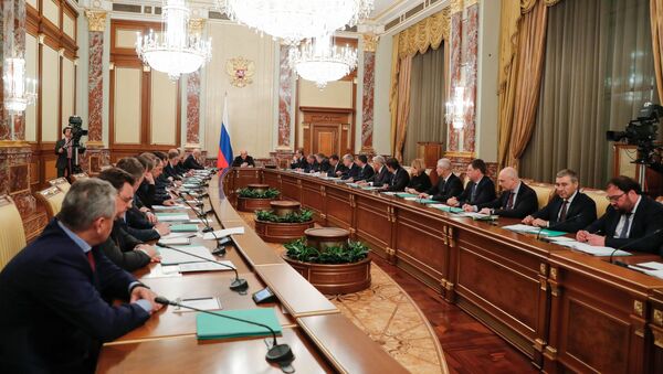 Премьер-министр М. Мишустин провел заседание правительства РФ - Sputnik Латвия