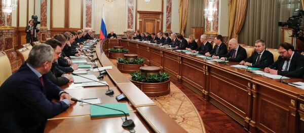 Премьер-министр М. Мишустин провел заседание правительства РФ - Sputnik Латвия