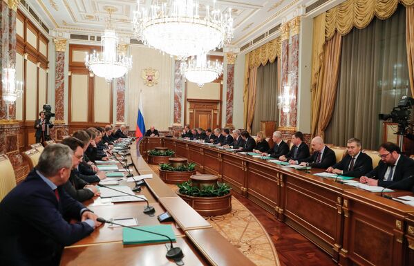 Премьер-министр М. Мишустин провел заседание правительства РФ - Sputnik Латвия