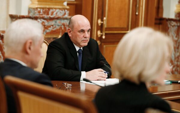 Председатель правительства РФ Михаил Мишустин - Sputnik Латвия